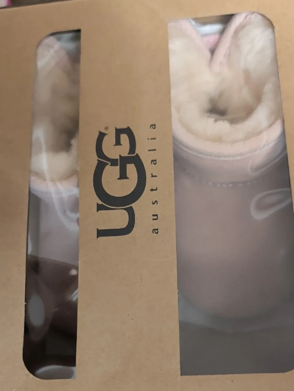 UGG® Baby Girls' Jesse Bow II Booties Size Small 2/3 NIB MSRP $75